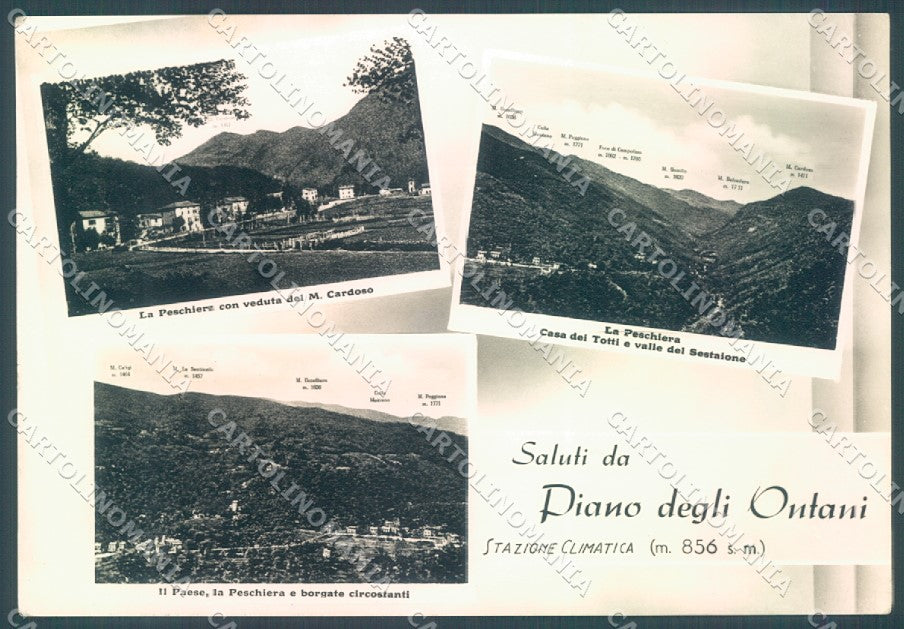 Pistoia Piano degli Ontani saluti da Alterocca 18616 Foto FG cartolina JK1668 – fronte