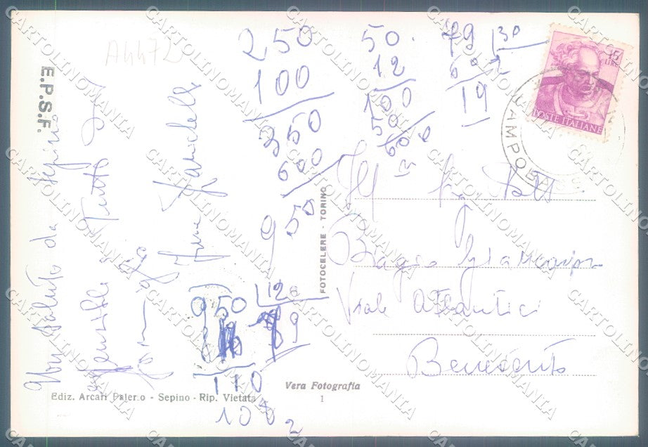 Campobasso Sepino Foto FG cartolina JK1678 – retro