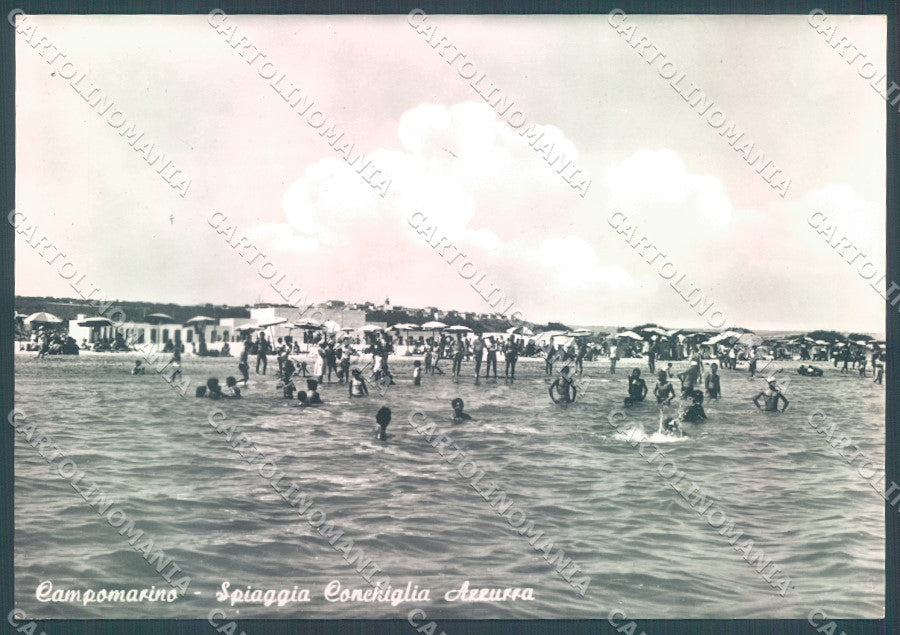 Campobasso Campomarino Spiaggia Conchiglia Azzurra Foto FG cartolina JK1679 – fronte