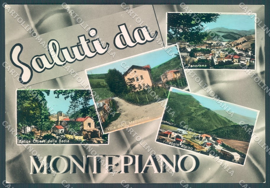Prato Montepiano saluti da Foto FG cartolina JK1684 – fronte