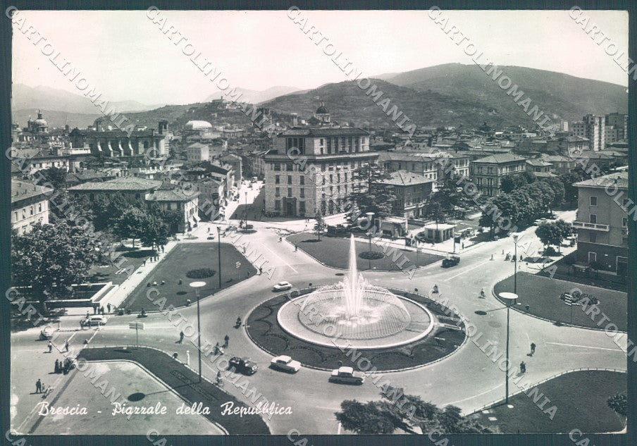 Brescia Piazzale della Repubblica Foto FG cartolina JK1687 – fronte