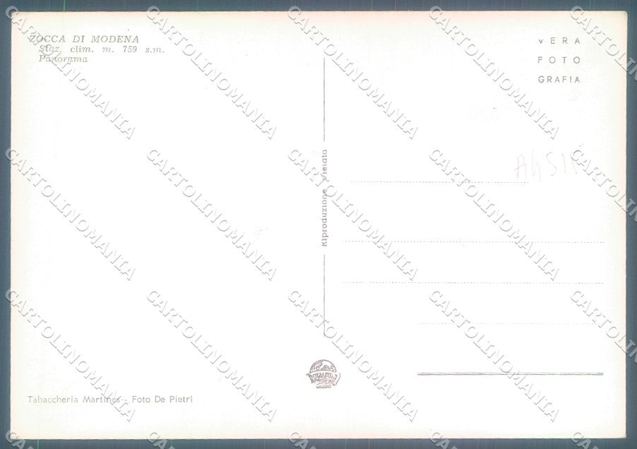 Bologna Zocca Foto FG cartolina JK1694 – retro