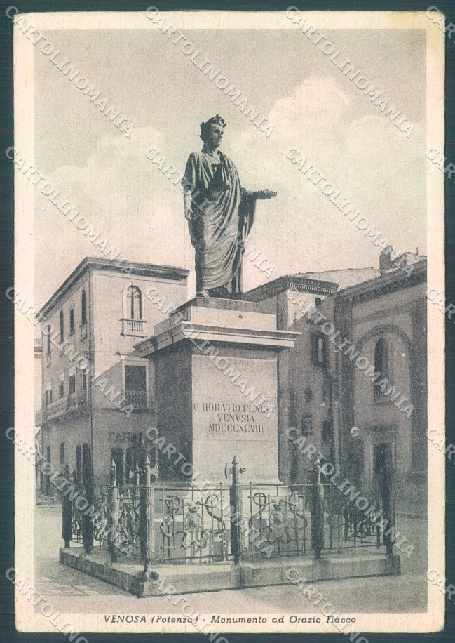Potenza Venosa Monumento Orazio Flacco FG cartolina JK1703 – fronte