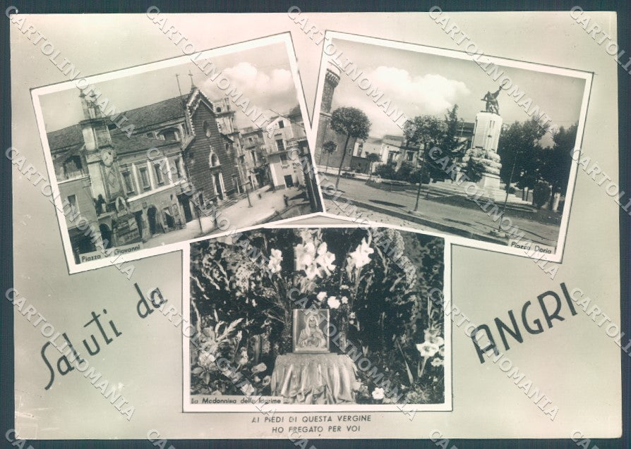 Salerno Angri Chiesa Piazza Doria saluti da Foto FG cartolina JK1713 – fronte