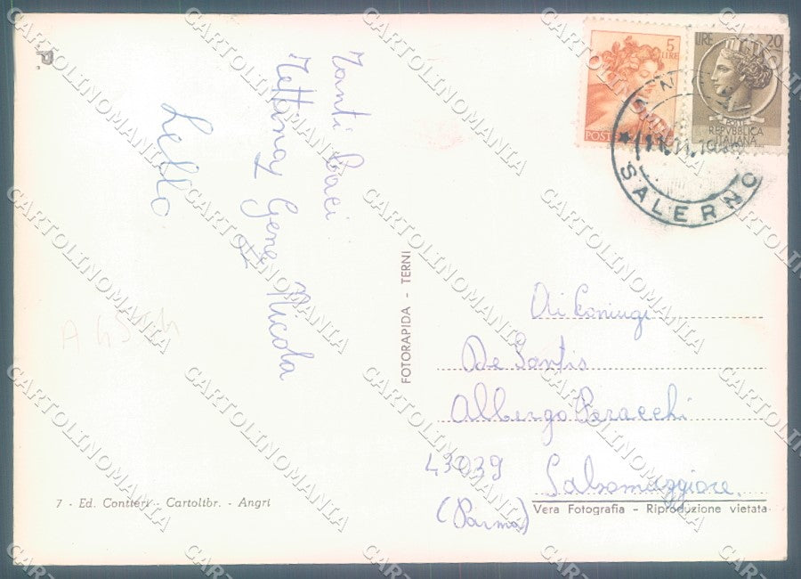 Salerno Angri Monumento ai Caduti Foto FG cartolina JK1715 – retro
