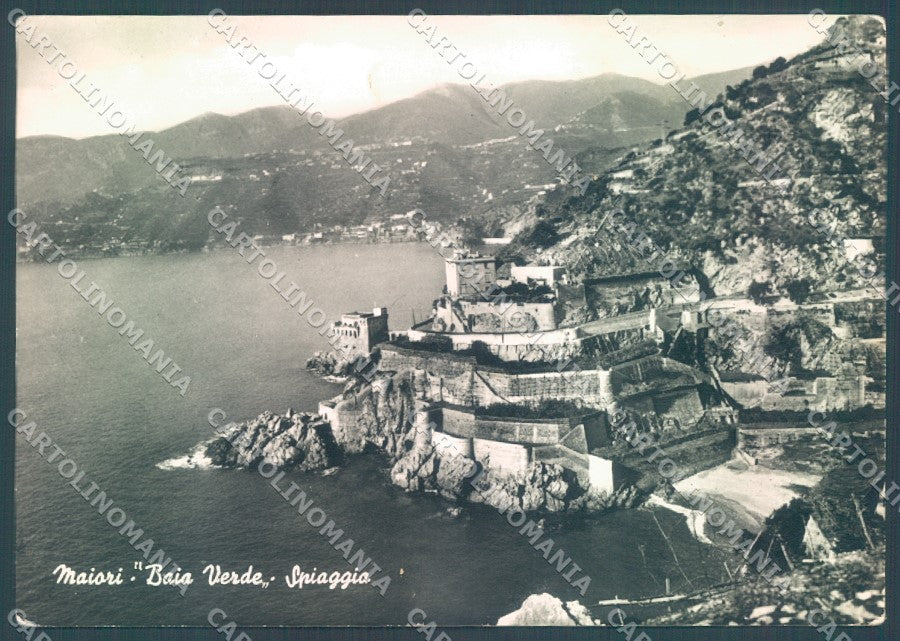 Salerno Maiori Spiaggia Baia Verde Foto FG cartolina JK1717 – fronte