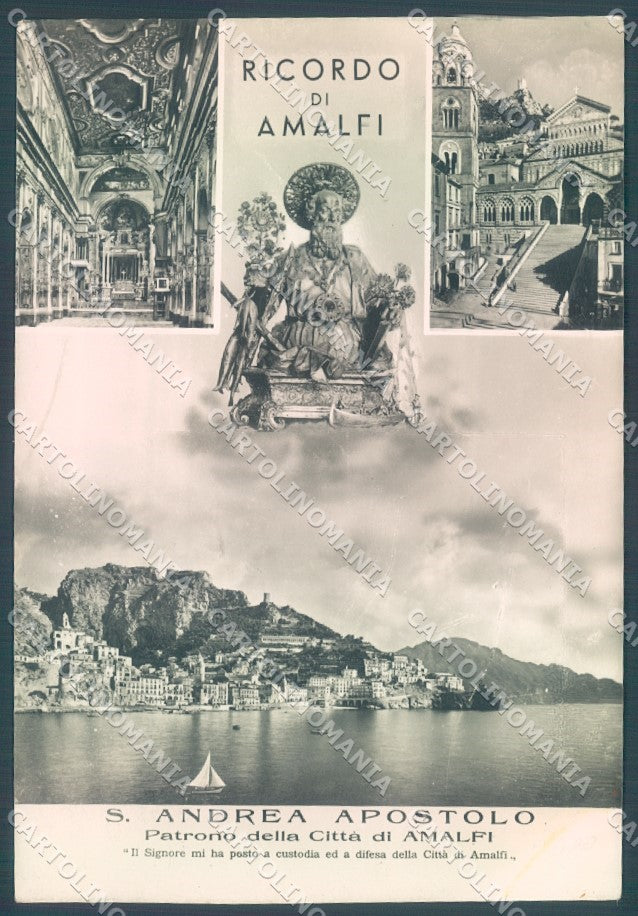 Salerno Amalfi Chiesa ricordo di Alterocca 148484 Foto FG cartolina JK1718 – fronte