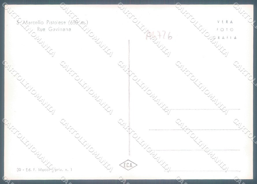 Pistoia San Marcello Pistoiese Foto FG cartolina JK1749 – retro
