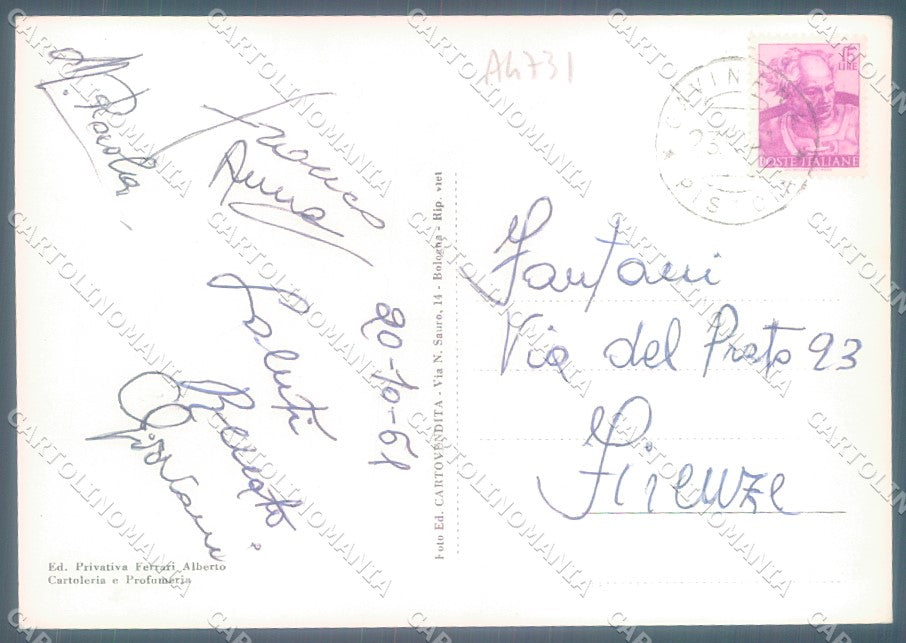 Pistoia San Marcello Pistoiese Gavinana Monumento Foto FG cartolina JK1753 – retro