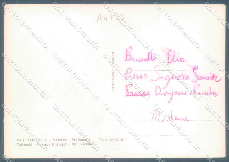 Pistoia San Marcello Pistoiese Maresca Foto FG cartolina JK1754 – retro