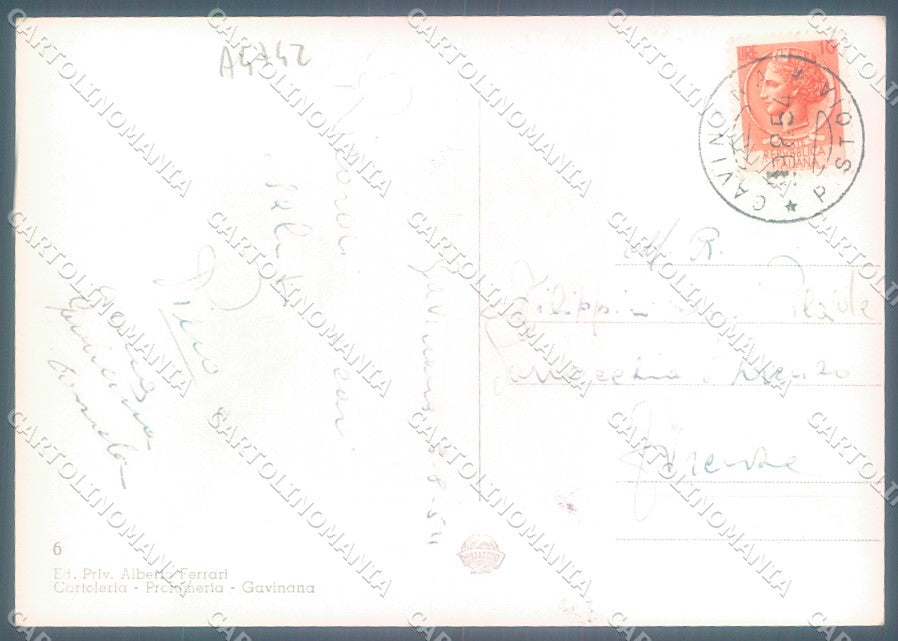 Pistoia San Marcello Pistoiese Gavinana Foto FG cartolina JK1761 – retro