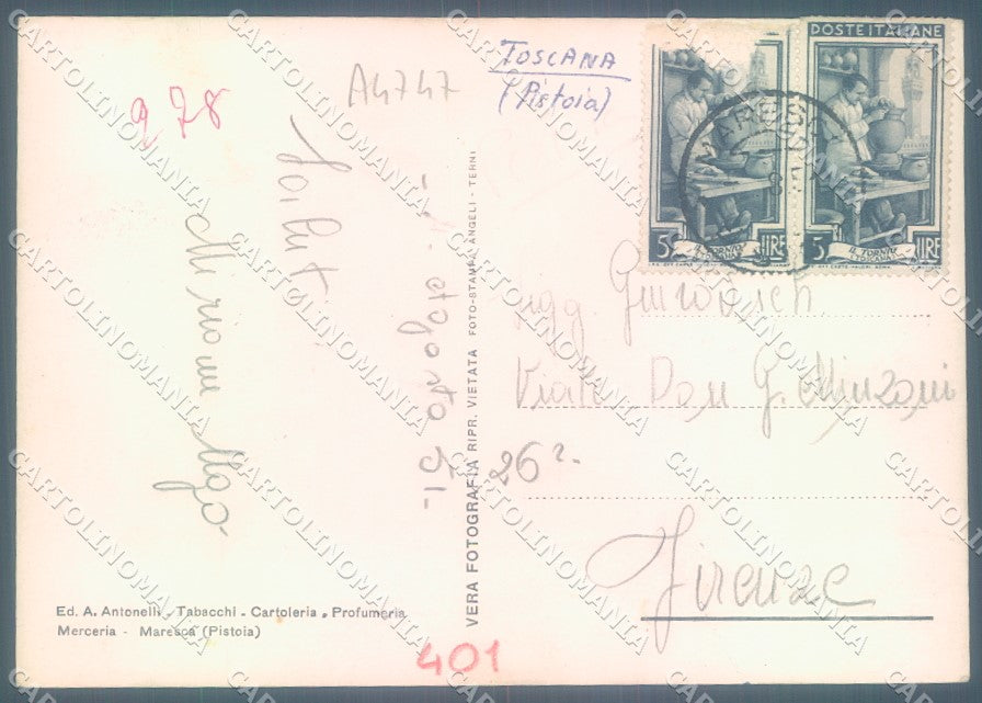 Pistoia San Marcello Pistoiese Maresca Foto FG cartolina JK1765 – retro