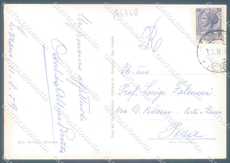Pistoia Lizzano Pistoiese Foto FG cartolina JK1766 – retro