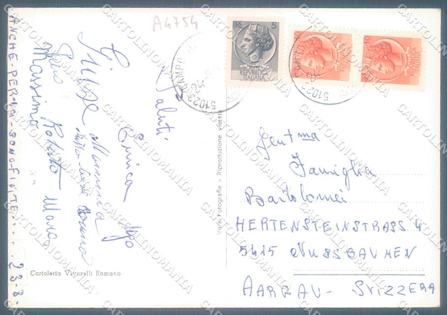 Pistoia San Marcello Pistoiese Campo Tizzoro Foto FG cartolina JK1771 – retro