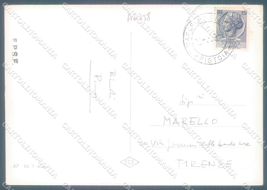 Pistoia San Marcello Pistoiese Foto FG cartolina JK1775 – retro