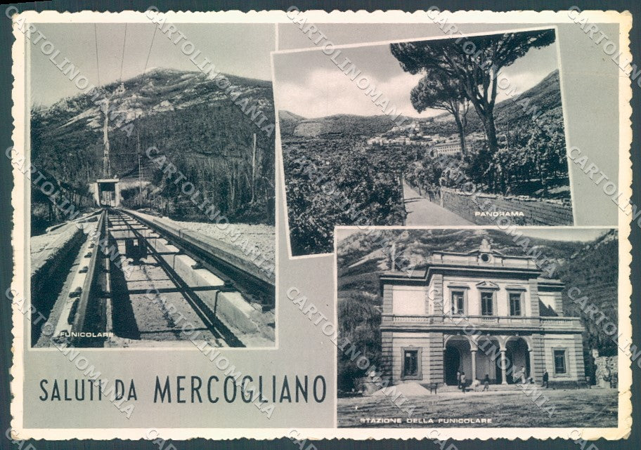 Avellino Mercogliano Funicolare saluti da PIEGHE Foto FG cartolina JK1776 – fronte