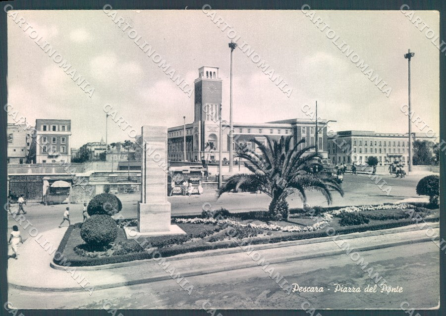 Pescara Città Piazza del Ponte Foto FG cartolina JK1786 – fronte