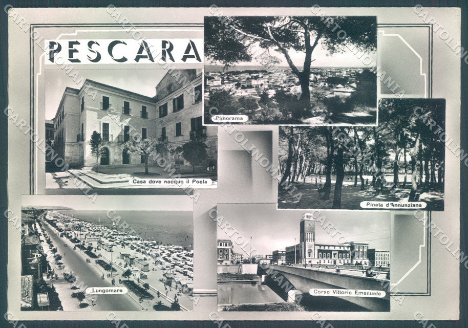 Pescara Città Lungomare Pineta Foto FG cartolina JK1790 – fronte