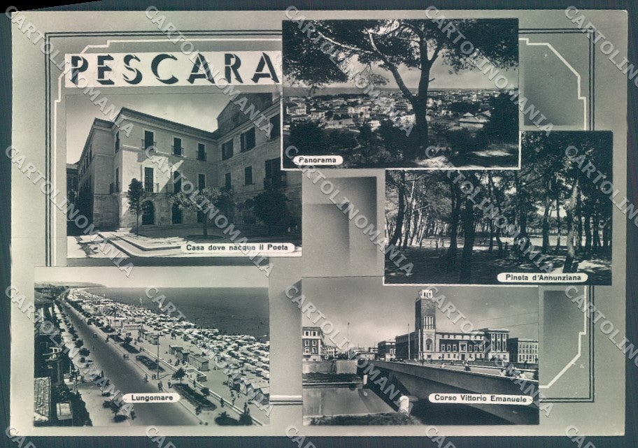 Pescara Città Lungomare Pineta Foto FG cartolina JK1791 – fronte
