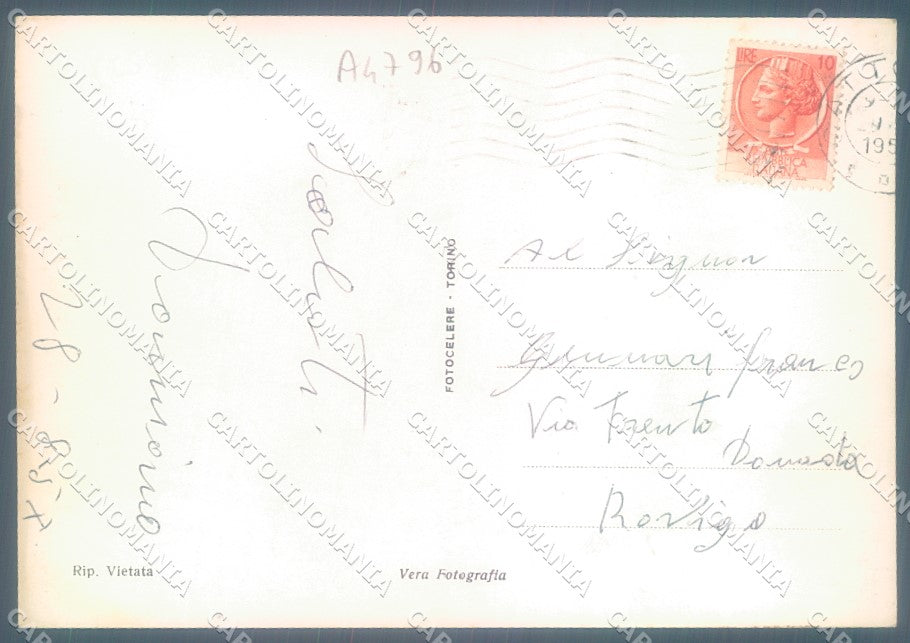 Pescara Città Lungomare Pineta Foto FG cartolina JK1791 – retro