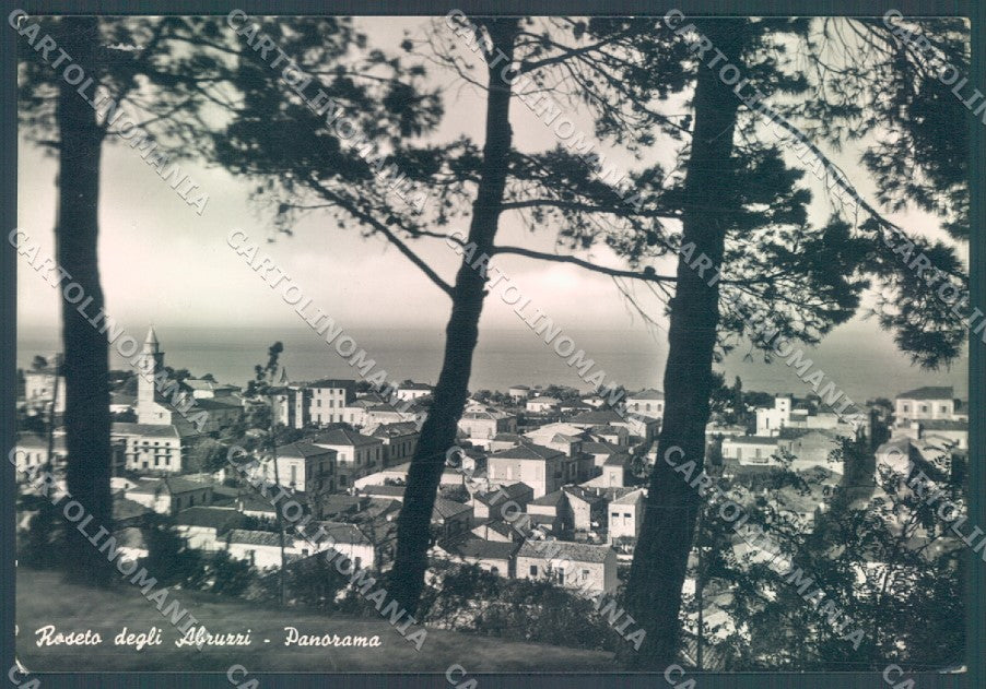 Teramo Roseto degli Abruzzi PIEGA Foto FG cartolina JK1809 – fronte