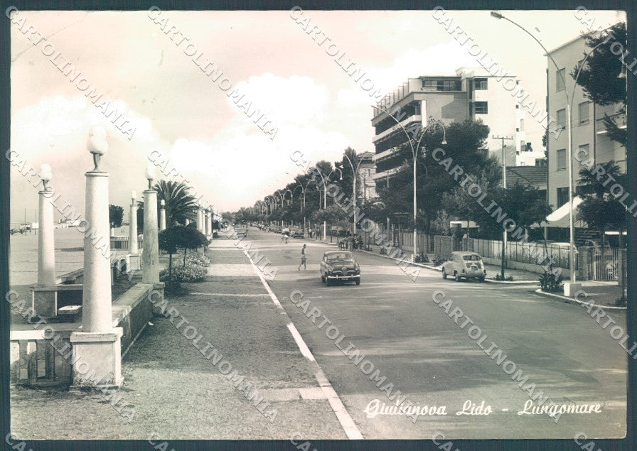 Teramo Giulianova Lungomare PIEGA ANGOLO Foto FG cartolina JK1816 – fronte