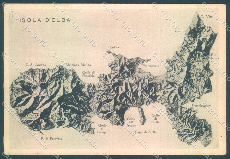 Livorno Isola d'Elba FG cartolina JK1834 – fronte