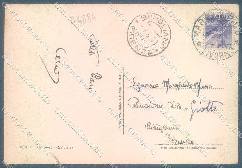 Livorno Isola d'Elba FG cartolina JK1834 – retro