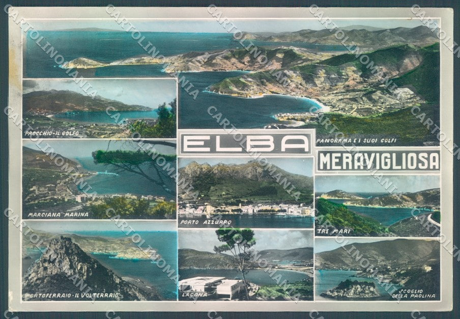 Livorno Isola d'Elba Foto FG cartolina JK1838 – fronte