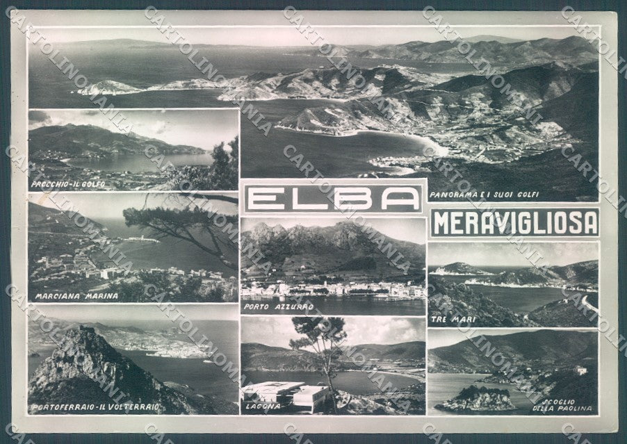 Livorno Isola d'Elba Foto FG cartolina JK1844 – fronte