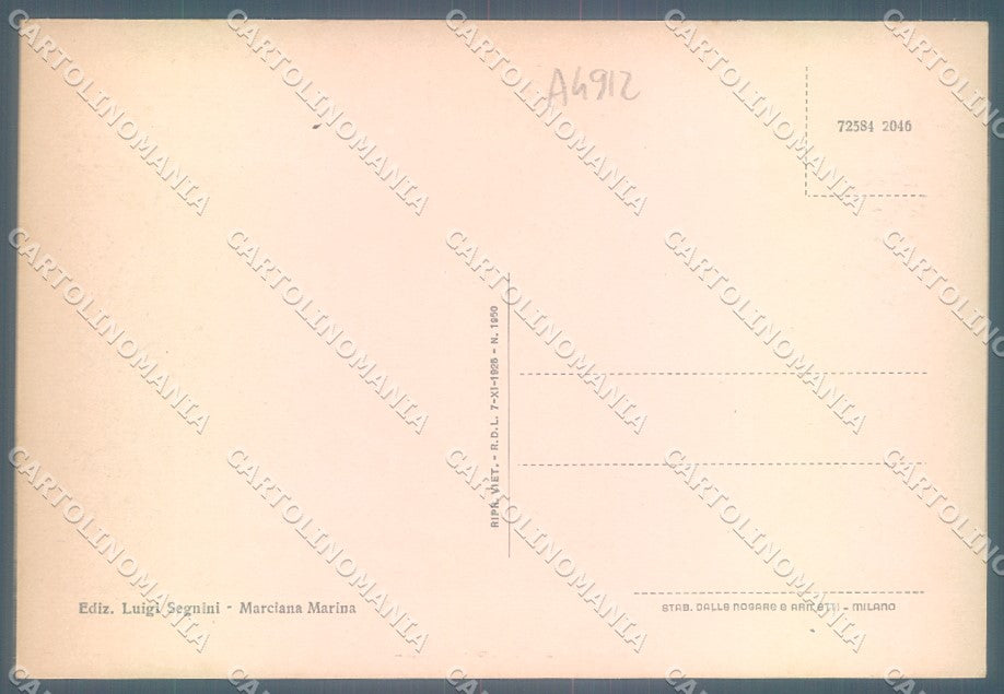 Livorno Isola d'Elba Marciana Marina FG cartolina JK1846 – retro