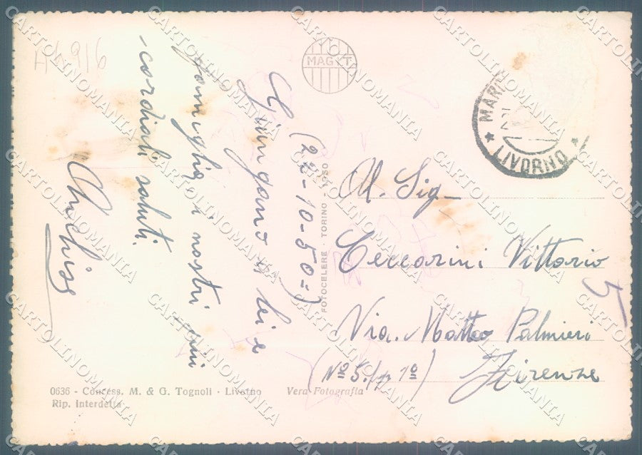 Livorno Elba Procchio Golfo Foto FG cartolina JK1849 – retro