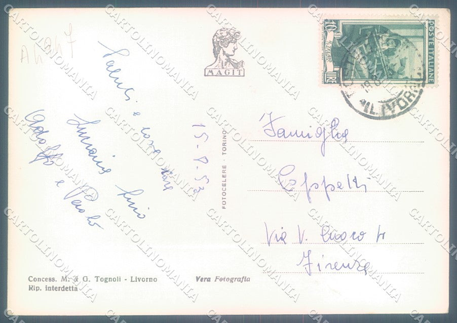 Livorno Elba Procchio Golfo Foto FG cartolina JK1856 – retro
