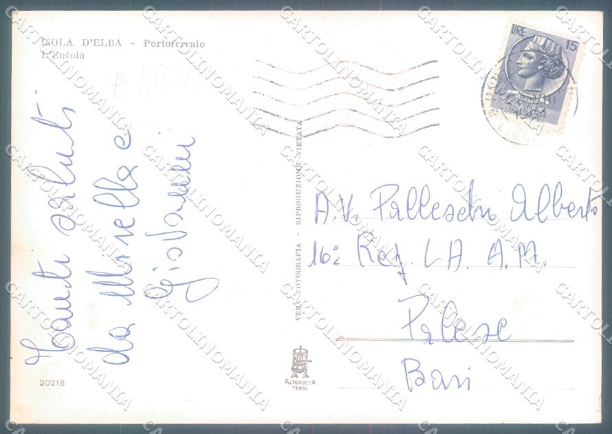 Livorno Elba Enfola Alterocca 20218 Foto FG cartolina JK1861 – retro
