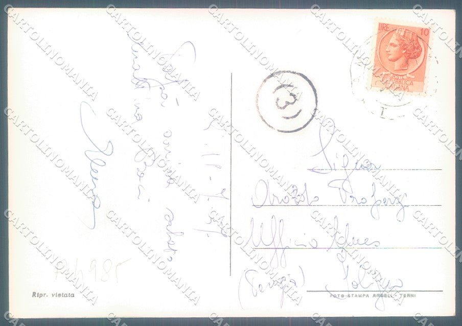 Terni Amelia Foto FG cartolina JK1866 – retro