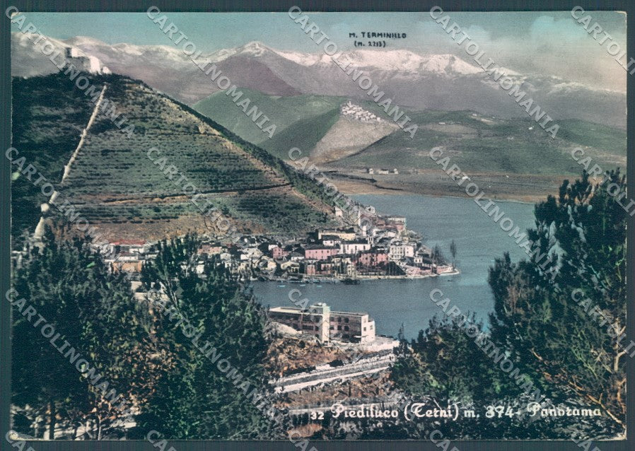 Terni Piediluco Foto FG cartolina JK1868 – fronte