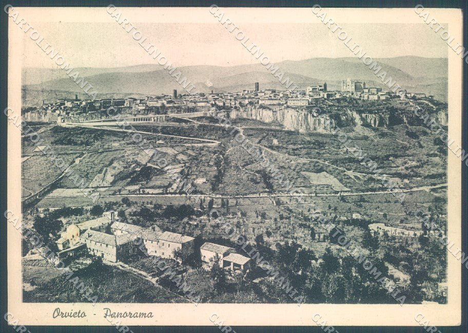 Terni Orvieto Alterocca 1645 PIEGA ANGOLO FG cartolina JK1869 – fronte