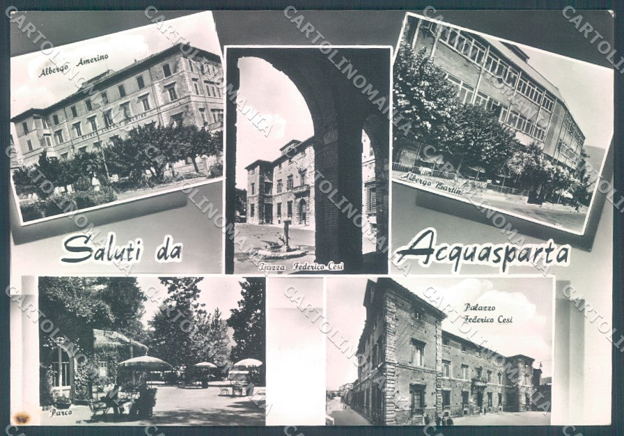 Terni Acquasparta Hotel Parco saluti da Foto FG cartolina JK1876 – fronte