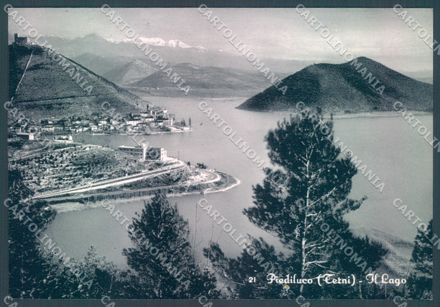Terni Piediluco Lago Foto FG cartolina JK1880 – fronte