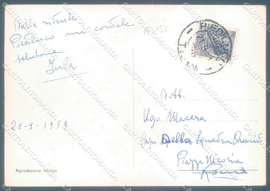 Terni Piediluco Lago Foto FG cartolina JK1889 – retro