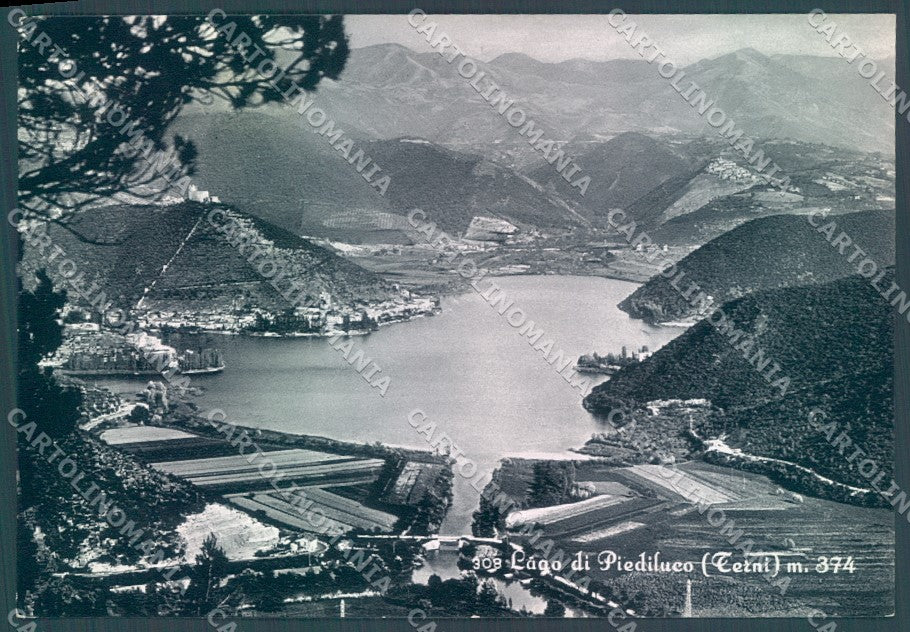 Terni Piediluco Lago Foto FG cartolina JK1890 – fronte