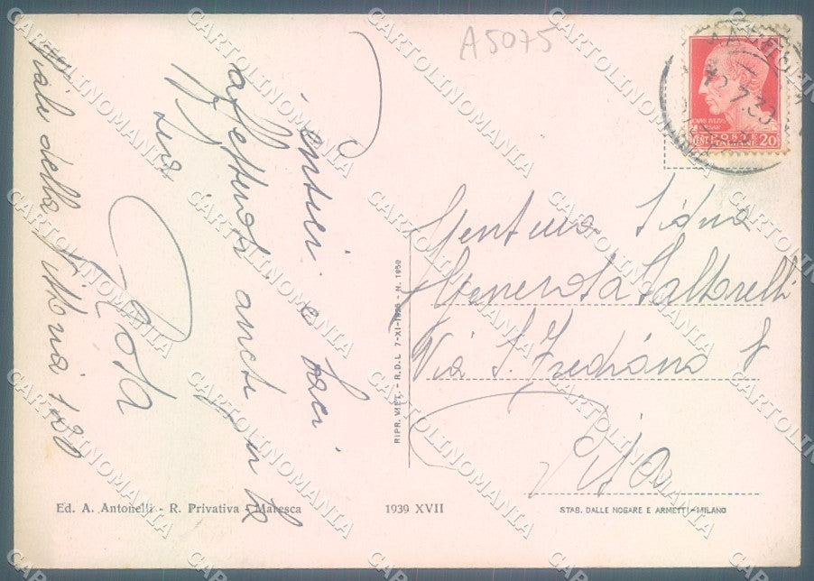 Pistoia San Marcello Pistoiese Maresca Ponte FG cartolina JK1904 – retro