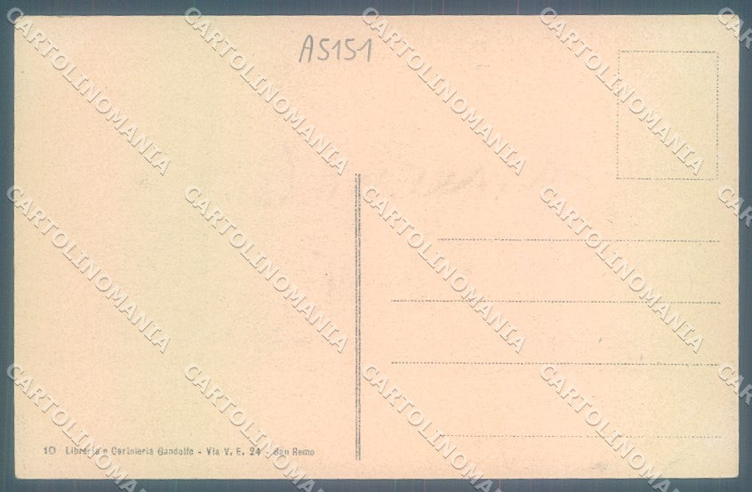Imperia San Remo Porta Calendieri cartolina JK1918 – retro