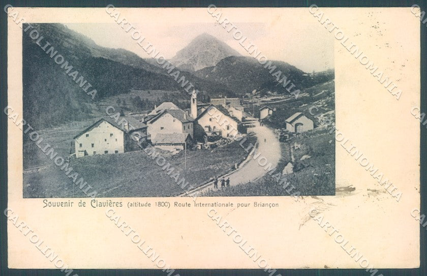 Torino Clavieres souvenir de cartolina JK1924 – fronte