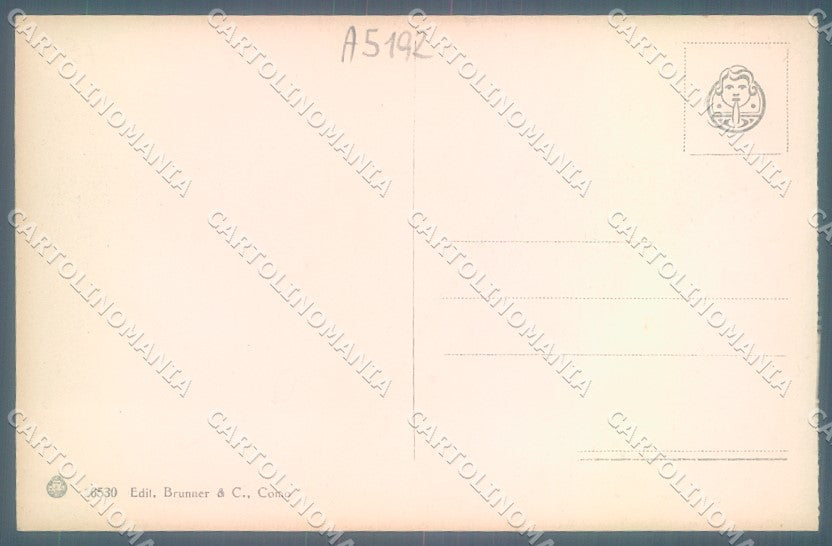 Savona Alassio Grand Hotel Mediterranée Brunner 16530 cartolina JK1929 – retro