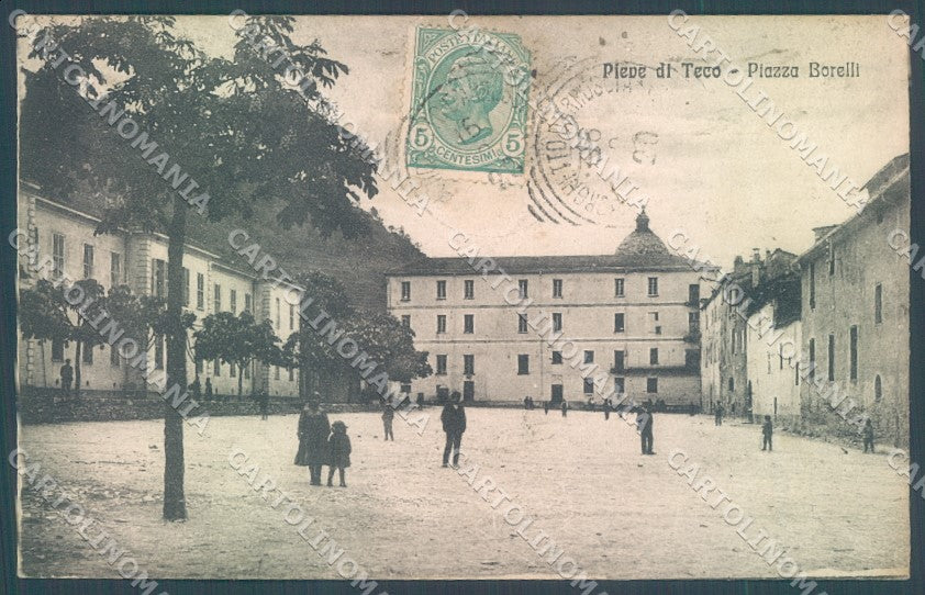 Imperia Pieve di Teco Piazza Borelli cartolina JK1930 – fronte