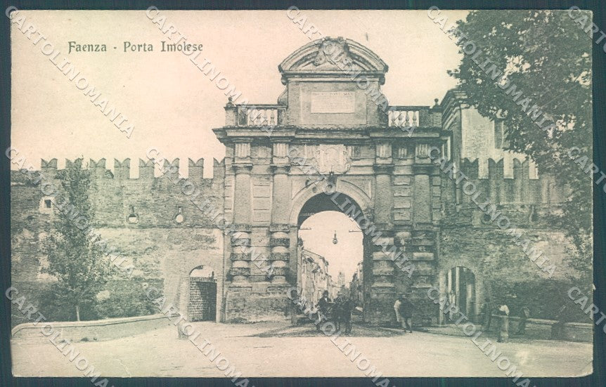 Ravenna Faenza Porta Imolese Modiano 165 STRAPPO cartolina JK1935 – fronte