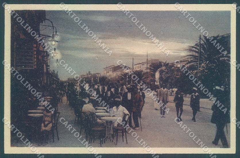 Lucca Viareggio Viale Regina Margherita cartolina JK1940 – fronte