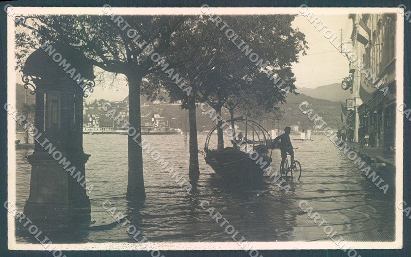 Como Città Inondazione Foto cartolina JK1947 – fronte