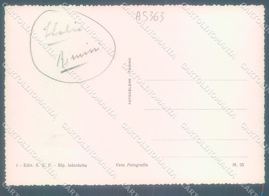 Rimini Città Teatro Monumento San Gaudenzio Foto FG cartolina JK1957 – retro